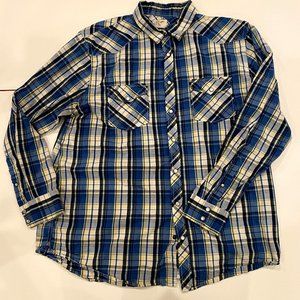 Old Navy Pearl Snap Flannel